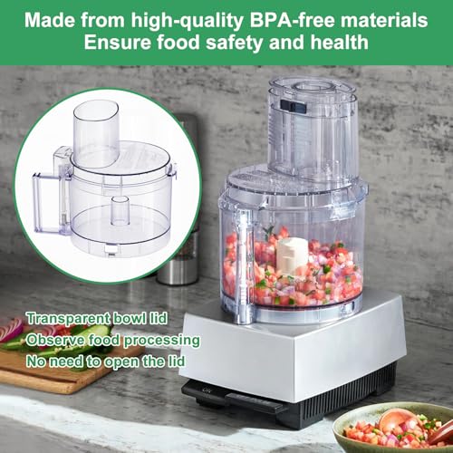 7-Cup Food Processor Replacement Work Bowl and Cover Assembly