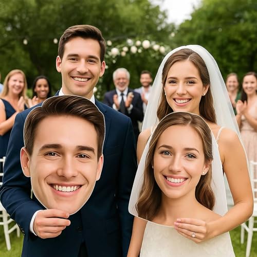 Custom Big Head Cutout on a Stick - Personalized Giant Photo Sign