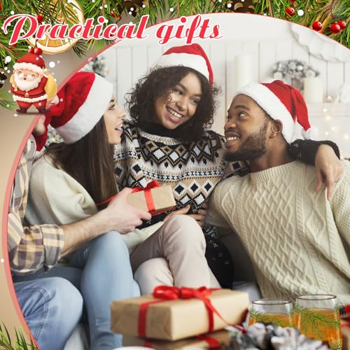 Maxcheck Pine Needle 6-Pack 18 oz Stemless Christmas Wine Glasses Set