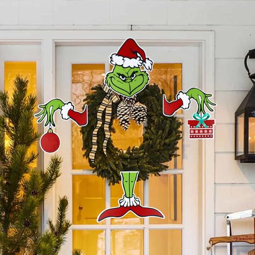Festive Christmas Tree Topper Cutout Ornaments - Holiday Home Decor