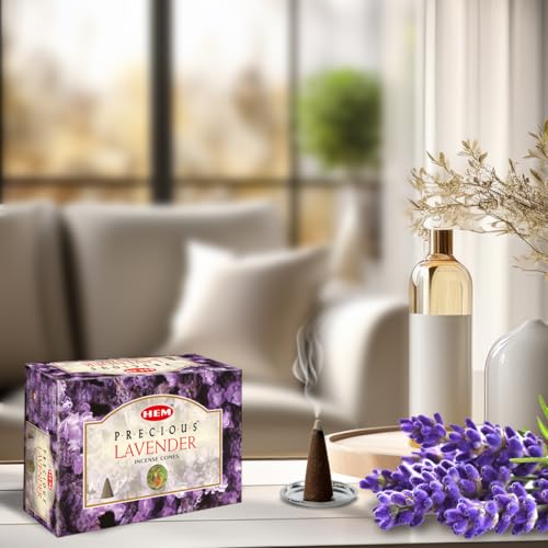 Lavender Incense Cones - Natural Long-Lasting Aroma for Meditation