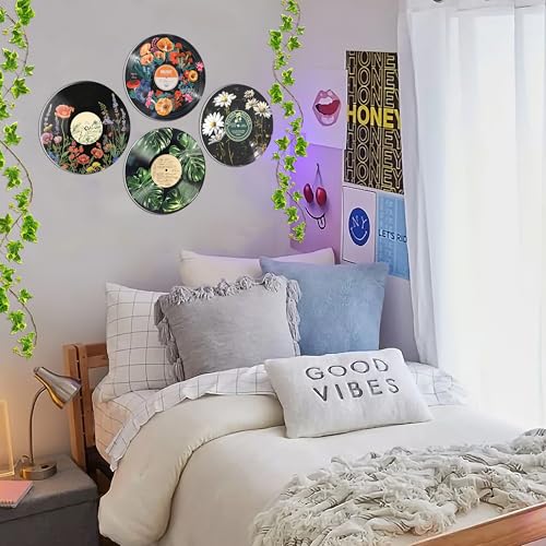HK Studio Hippie Botanical Wall Art Posters 4pcs 12"