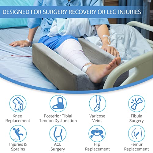 Adjustable Leg Elevation Pillow for Pain Relief & Recovery