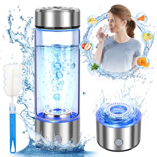 Portable Hydrogen Water Bottle Generator - 420ml Rechargeable Ionizer