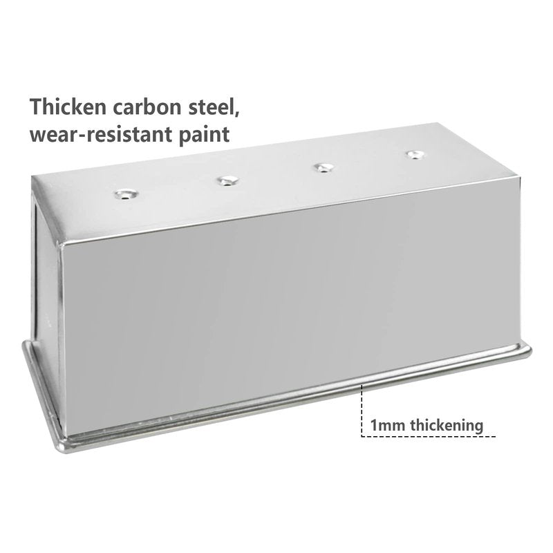 TA BEST Pullman Loaf Pan with Lid Aluminumed Steel Pullman Loaf Pan Commercial Grade Non Stick Bread Pan with Lid (13x4.3x4.8in)