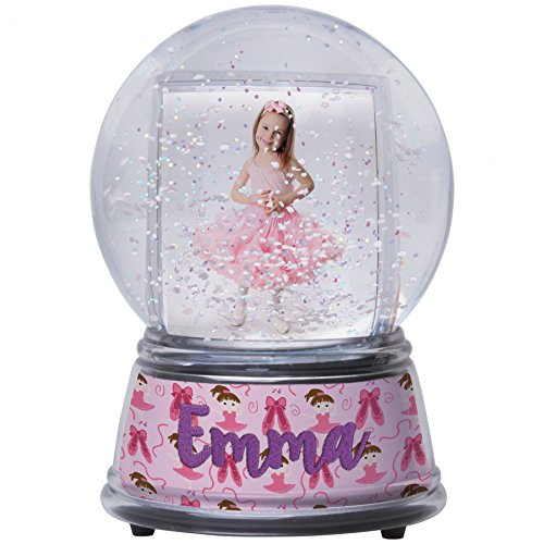 DIY Customizable Photo Snow Globe with Iridescent Glitter