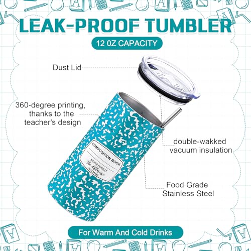 Sieral Light Blue Back to School Teacher Gift Set with Insulated Tumbler & Accessories