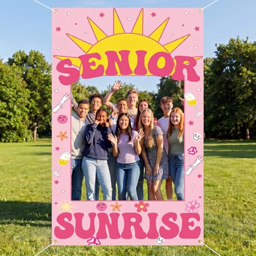 Senior Sunrise Photo Frame - Square 2027 Graduation Photo Props