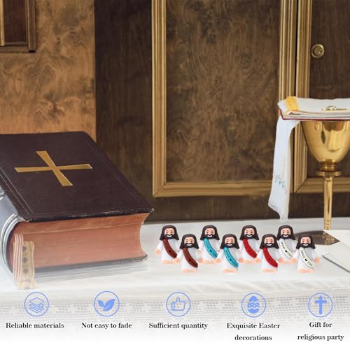300pcs Mini Jesus Figurines Bulk Set for Religious Party Favors & Crafts