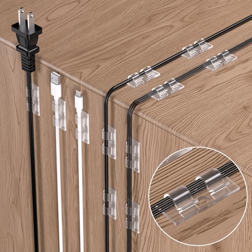 30pcs Adhesive Outdoor String Light Clips with Screws - Heavy Duty Hook