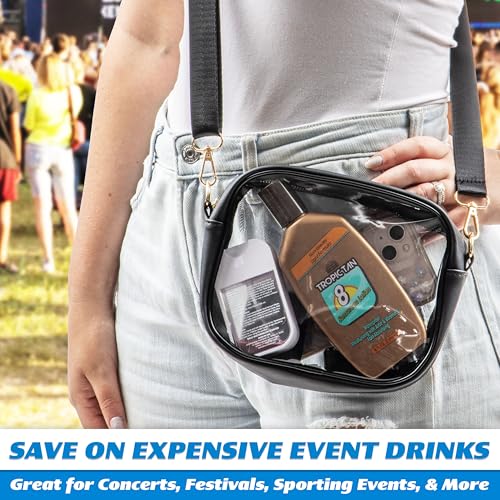 GoPong Tropic Tan Sunscreen Flask 2-Pack 16oz Hidden Liquor Containers for Travel