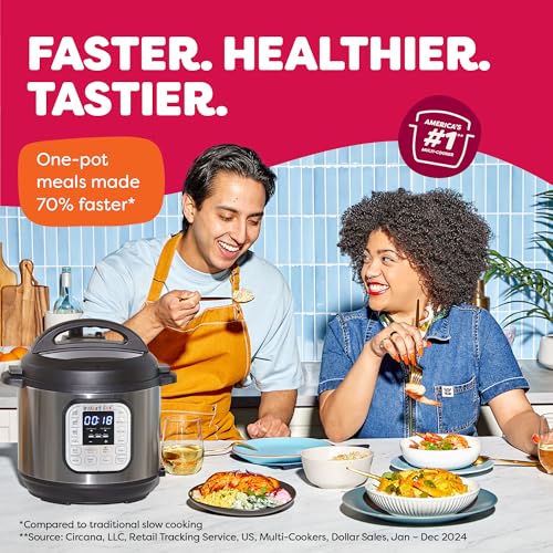 7-in-1 Electric Pressure Cooker & Multi-Cooker, Stainless Steel, 6 Quart