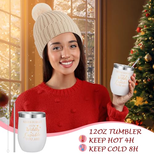 Patelai 11 Pcs Christmas Gift Basket Set for Women – Beige