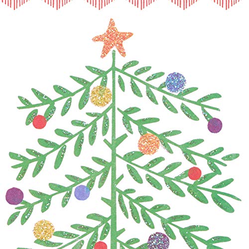 Papyrus 20-Count Merry Little Christmas Boxed Cards with Envelopes, Tree In Pot