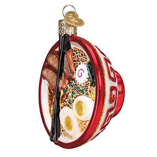 Hand-Crafted Glass Ramen Bowl Christmas Ornament