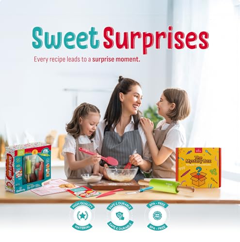 Kids Baking and Cooking Utensils Set Safe Kitchen Tools for Kids