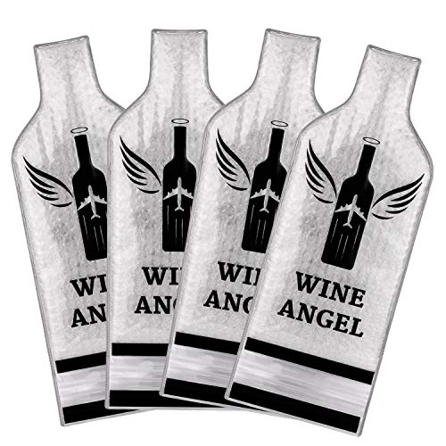Reusable Wine Travel Protector Bags (8 Pack) - Leak-Proof Bottle Sleeves