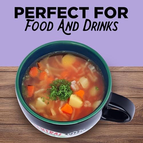Silver Buffalo Friends Central Perk 24oz Ceramic Mug Pack of 12 - Oversized Coffee Soup