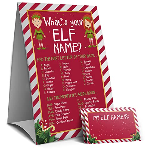 Muruseni Christmas Elf Name Game – Family Party Game