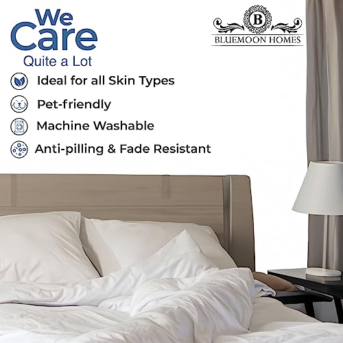 100% Egyptian Cotton Queen Duvet Cover - Soft & Breathable