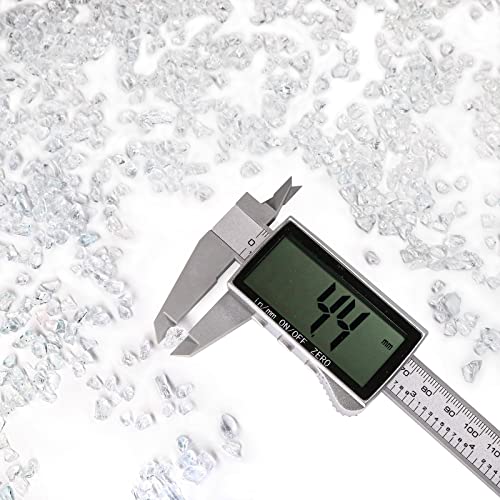 Clear Crushed Glass for Resin Art & Crafts - 3-6mm Broken Glass (1.5 lbs)