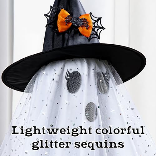 AYGXU 2Pcs Lighted Halloween Ghost Decorations with Remote String Lights