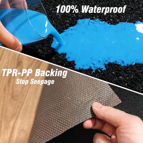 5x7 ft Non-Slip Rug Pad, Waterproof Felt Underlay for Indoor Area Rugs