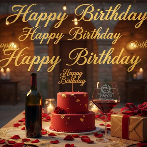 52nd Birthday Wine Glass - 16oz Crystal Stemware Gift for Women