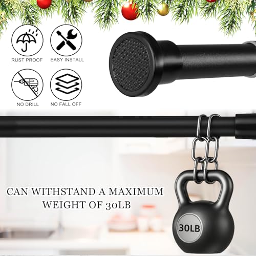 Adjustable Front Door Garland Hanger (31.5"-94.5") - No-Drill Holder