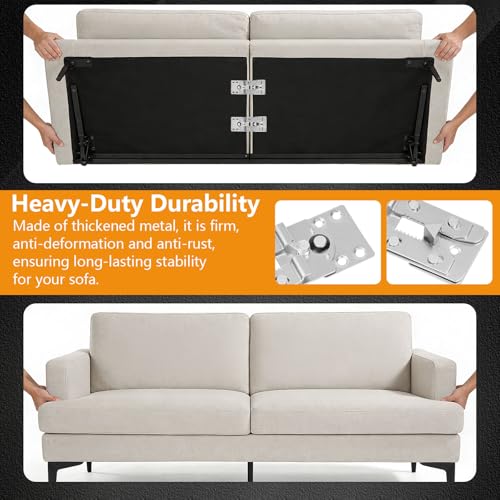 Heavy Duty Sectional Couch Connectors, Adjustable Interlocking Sofa Clamps
