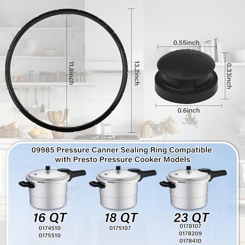 09985 Pressure Canner Sealing Ring & Overpressure Plug Set - 2 Pack