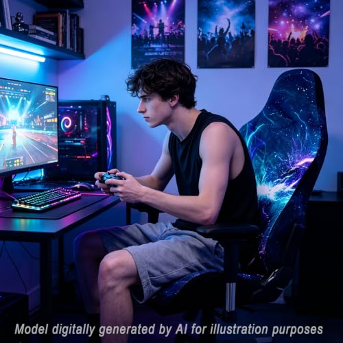 Gaming Chair Cover - 3D Printing Stretch Fit, Scratch Resistant