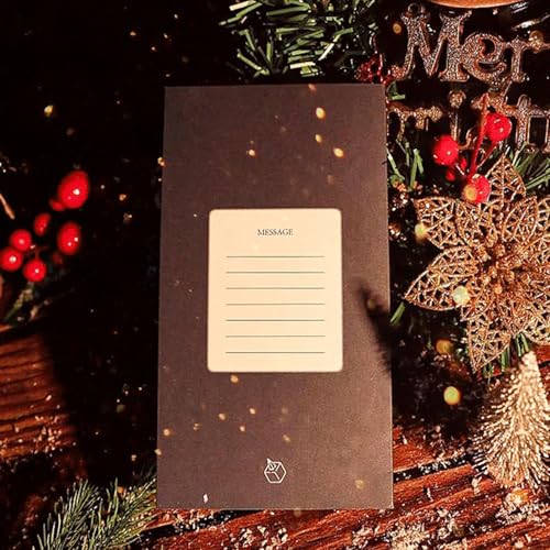 Gugululu 3D Christmas Tree Greeting Card - Silver Pop-Up with Envelope