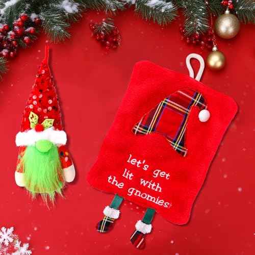 Zeoshow Blue Christmas Gift Set for Men Women Holiday Gift Box with Mug Towel Candle & More