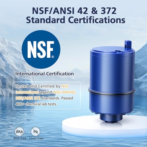 Faucet Water Filter Replacements 6-Pack - High-Efficiency Carbon