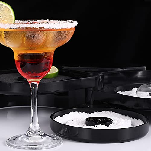 3-Tier Cocktail Seasoning Box with Sponge for Bar & Margarita Rims