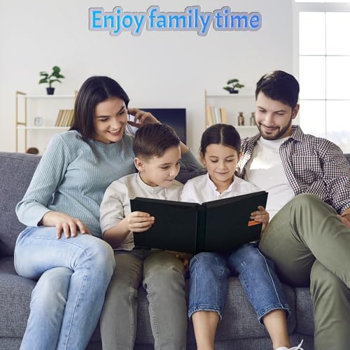 Large 4x6 Photo Album, 600-Capacity Linen Hardcover Photo Book