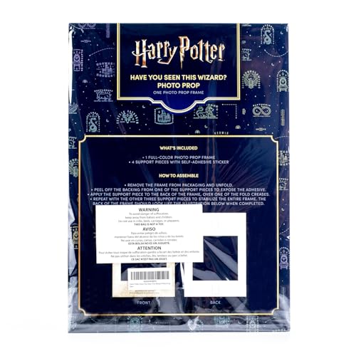 Wizard Wanted Poster Photo Prop 27" x 20" - Durable Cardstock for Parties