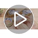 Teenyyou 50 Pack Blue Floral Ceramic Bowls - Wedding Favors & Holiday Gift Set