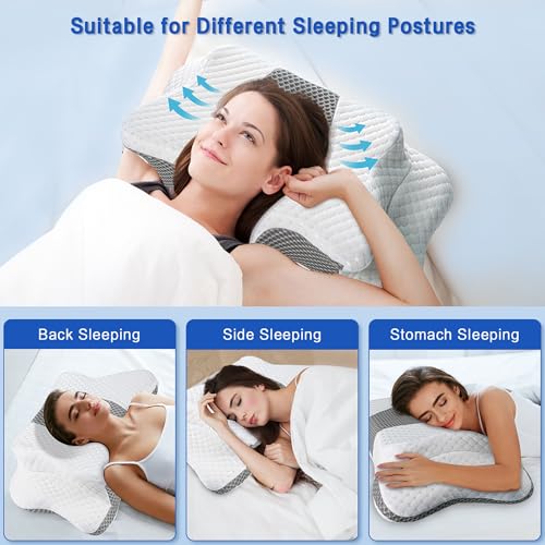 Adjustable Ergonomic Cervical Pillow for Neck Support