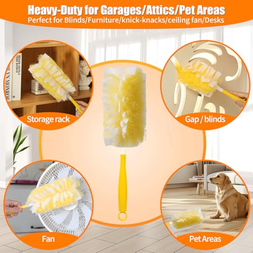 50-Count 360° Heavy-Duty Electrostatic Duster Refills - Extra Thick