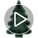 Operitacx Christmas Tree Cake Mold – Non-Stick Silicone Pan for Holiday Baking