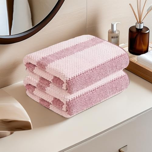 2-Pack Microfiber Bath Towels, Ultra Soft Quick Dry Towel Set (27x54 Inches)