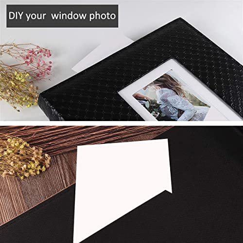 Large Capacity 600-Pocket 4x6 Photo Album with Premium PU Leather Cover