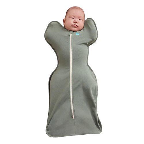 Love To Dream Swaddle UP - Baby Sleep Sack for Self-Soothing | 1.0 TOG, Deep Olive, Newborn 5-8.5 lbs