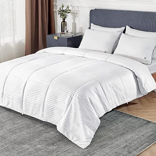 Bedsure King Size Duvet Insert - Lightweight Down Alternative Comforter, White