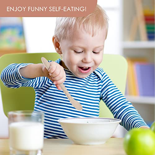 6-Piece Soft Silicone Baby Feeding Spoons for Stage 1 Infant Training