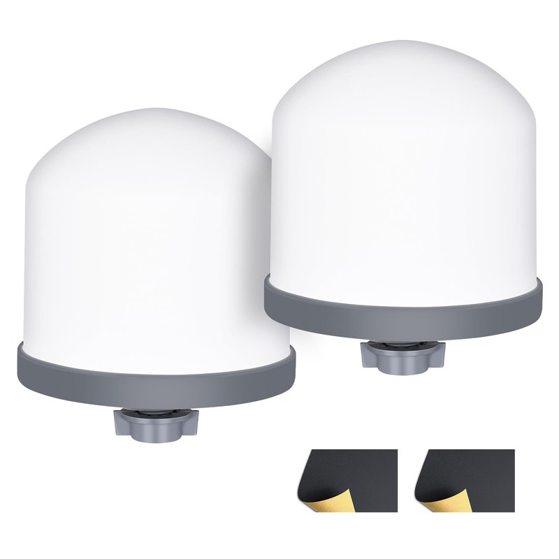 YKMGON 2Pack Replacement Ceramic Dome Water Filter 0.2 to 0.5 micron for Countertop Portable Water Purification System