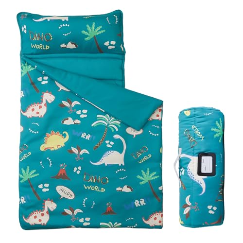 MORAIS Toddler Nap Mat with Pillow & Blanket - 52" x 20" Daycare Sleeping Bag