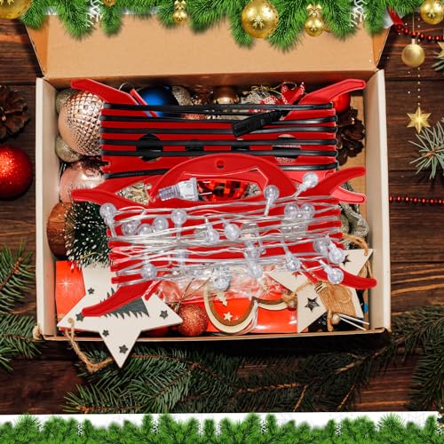 Sliner Red 12 Pack Christmas Light Storage Holders Cord Organizers